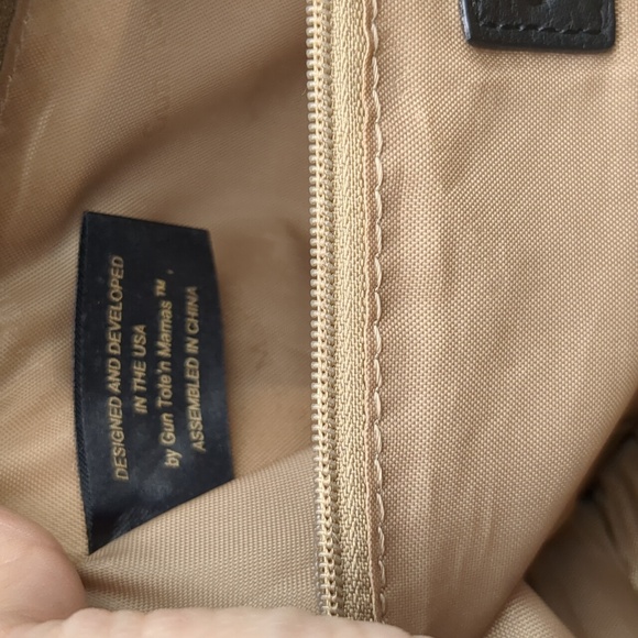 Gun toten Mama concealed carry leather bag - Picture 11 of 16